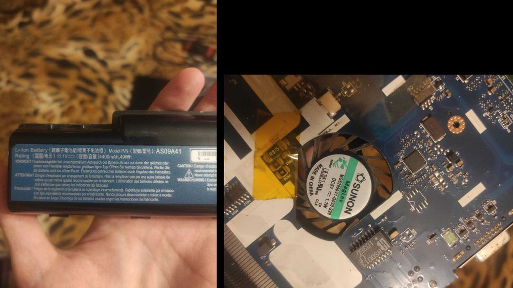 Acer aspire 5732z на запчастини