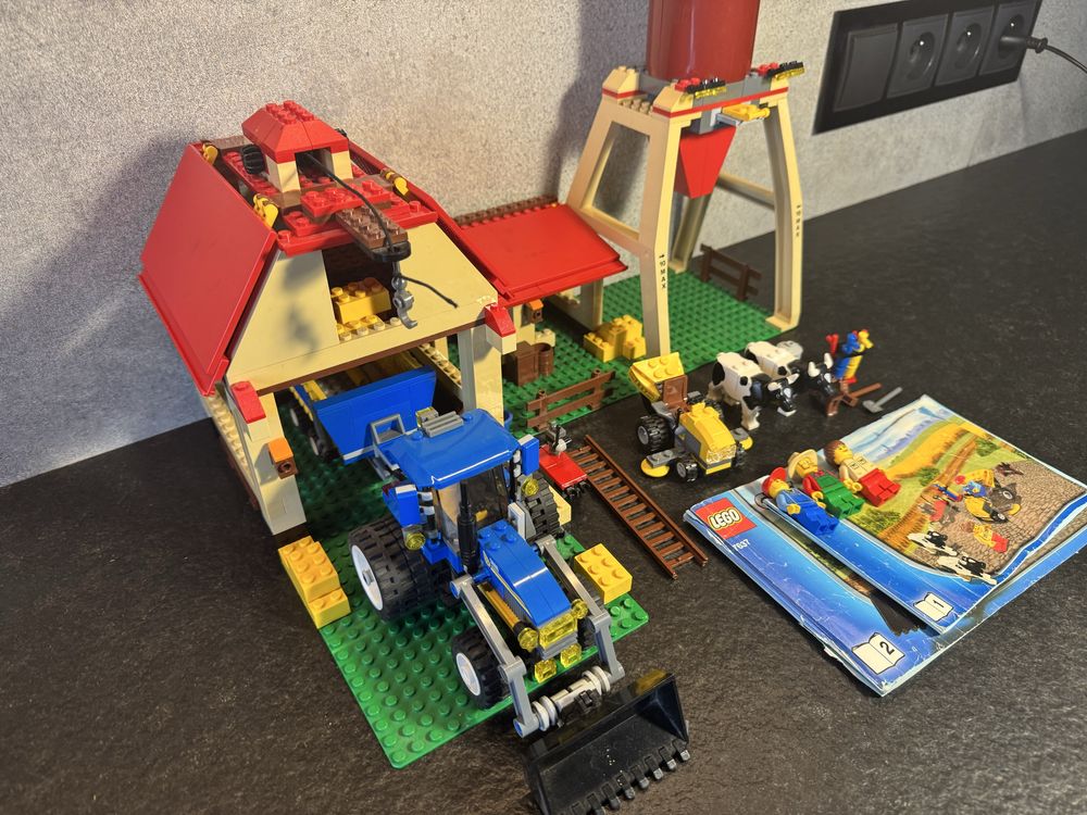 LEGO 7637 City Farma traktor zestaw klocki krowa