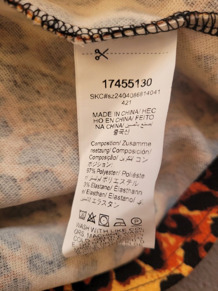 Damska bluzka motyw panterka roz XXL