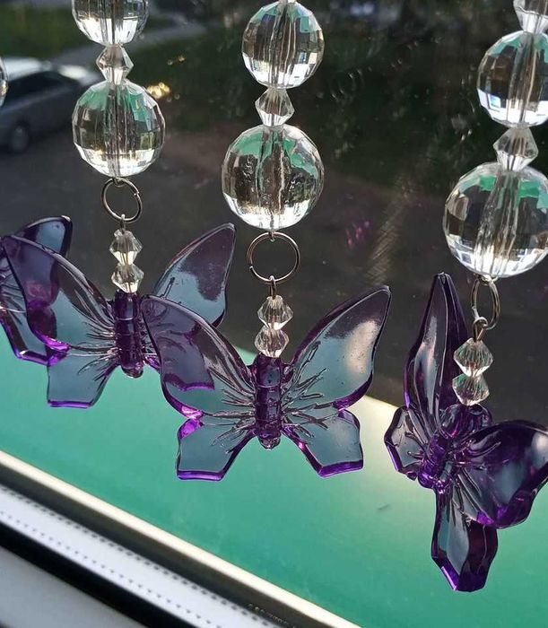 Zawieszki dekoracja motyle 5 szt