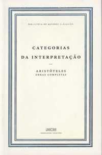 Categorias da interpretação-Aristóteles-INCM