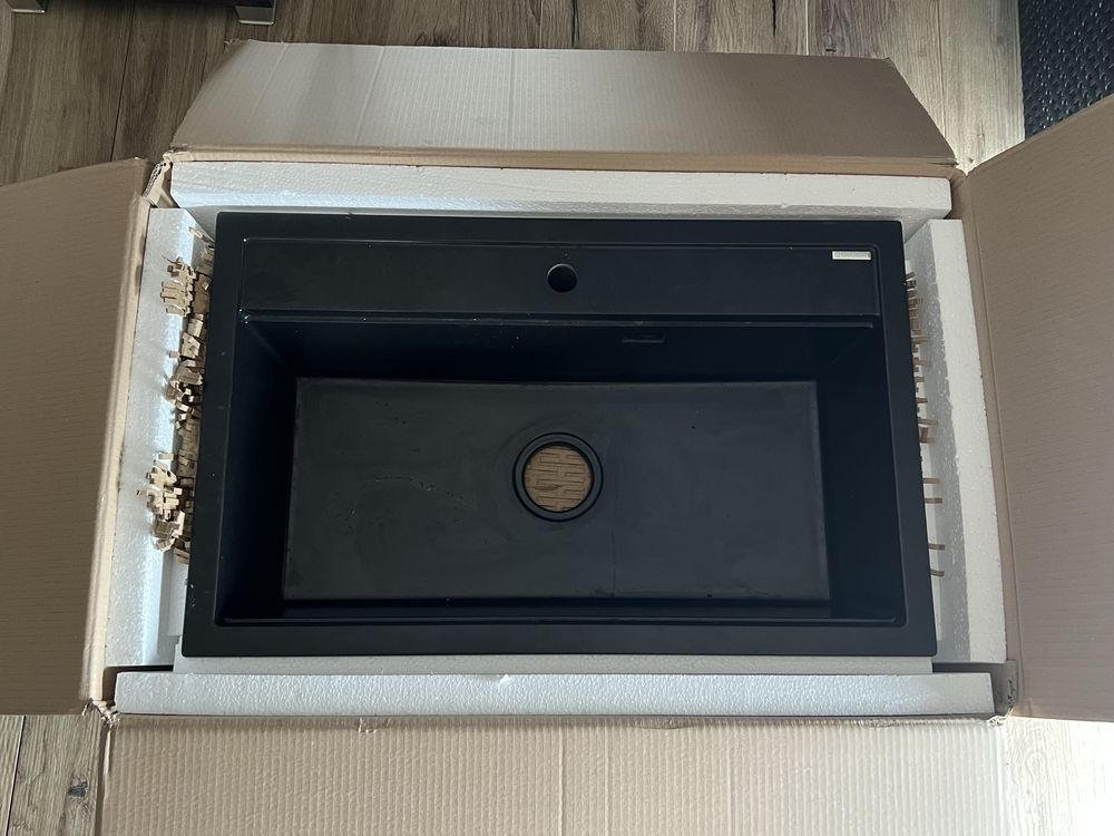 Zlew granitowy 800x500 mm