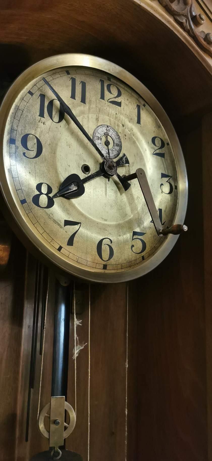 Антикварний підлоговий годинник "Gustav Becker" 1920р.(Напольные часы)