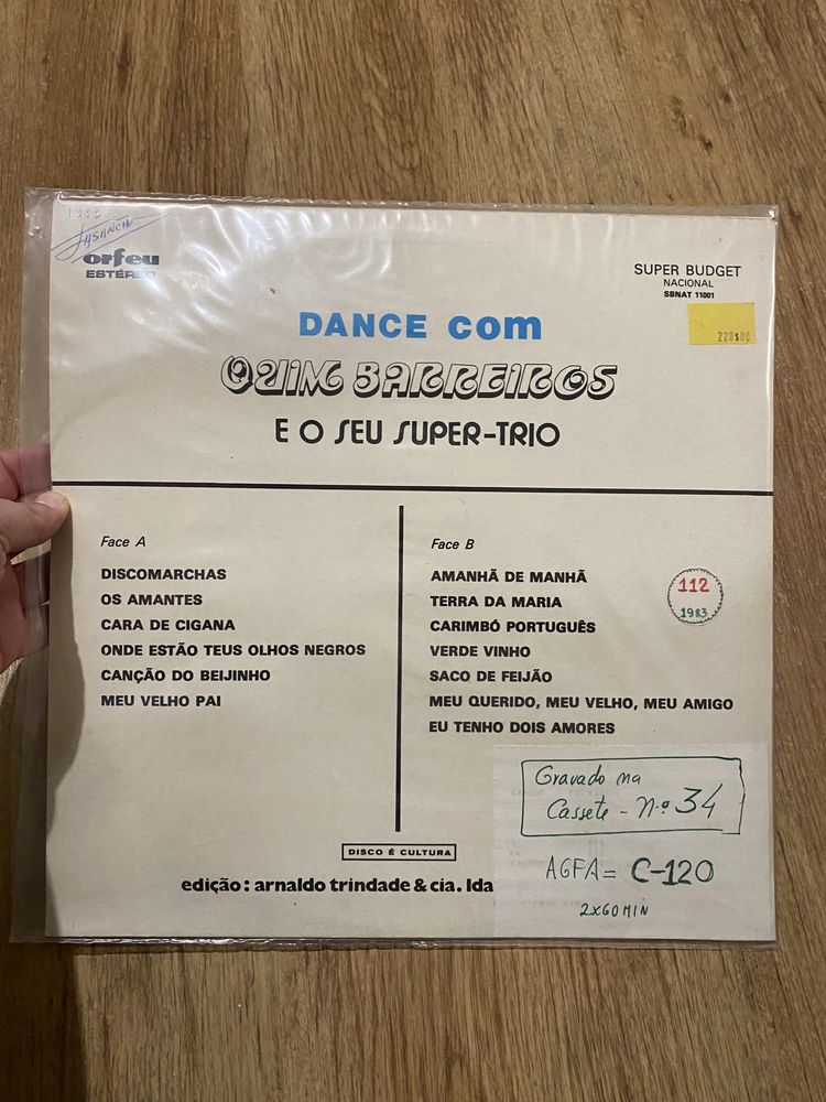 Vinil Quim Barreiros e o seu Super trio - Dance Com - 1981