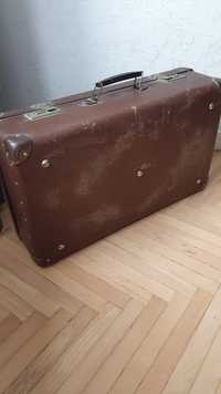 Dwie piękne walizki z PRL, stare, sprawne