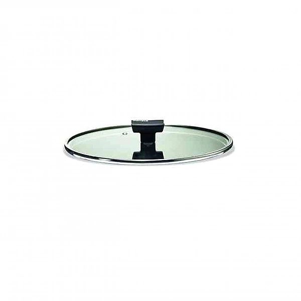 Pokrywka szklana 16cm z metalowym rantem Nova / Moneta