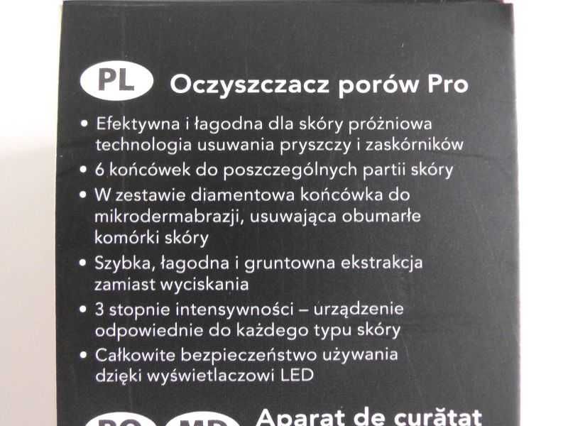 Oczyszczacz do porów Pro Maxxmee + 6 końcówek