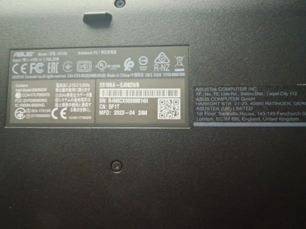 Laptop Asus E510K