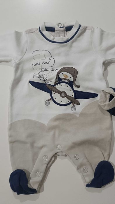 Babygrow Azuis Chicco Tamanho 0