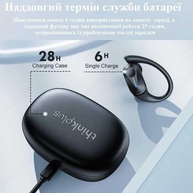 бездротові Навушниками Lenovo thinkplus lp 75LP75!  Bluetooth v5.3