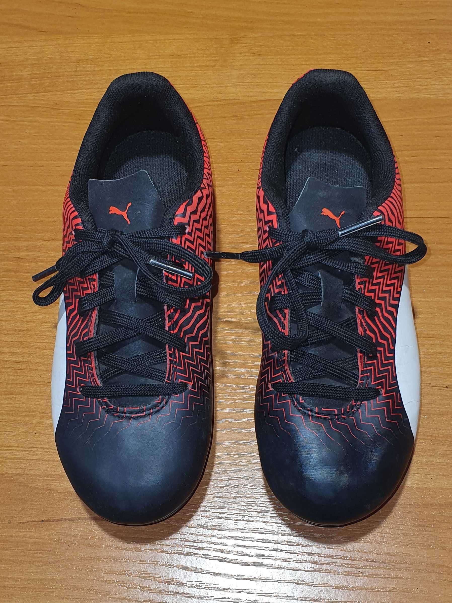 Korki, lanki, unisex, PUMA Rapido II FG Jr, stan BDB, r. 34/20.5 cm