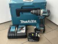 Wkrętarko - wiertarka Makita DDF482RTJ  2X bateria walizka ładowarka