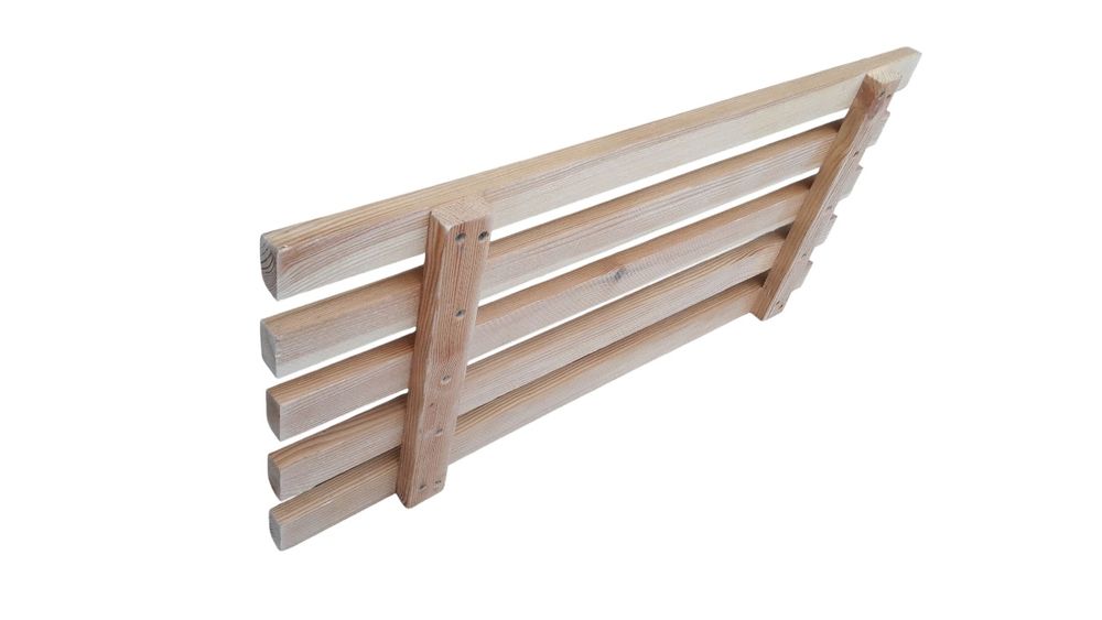 Дерев'яна решітка для ванної кімнати 72х33 см