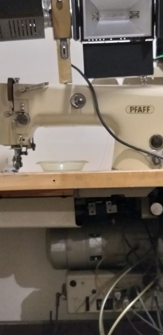 Pfaff 487 швейная машина с двойным продвижением