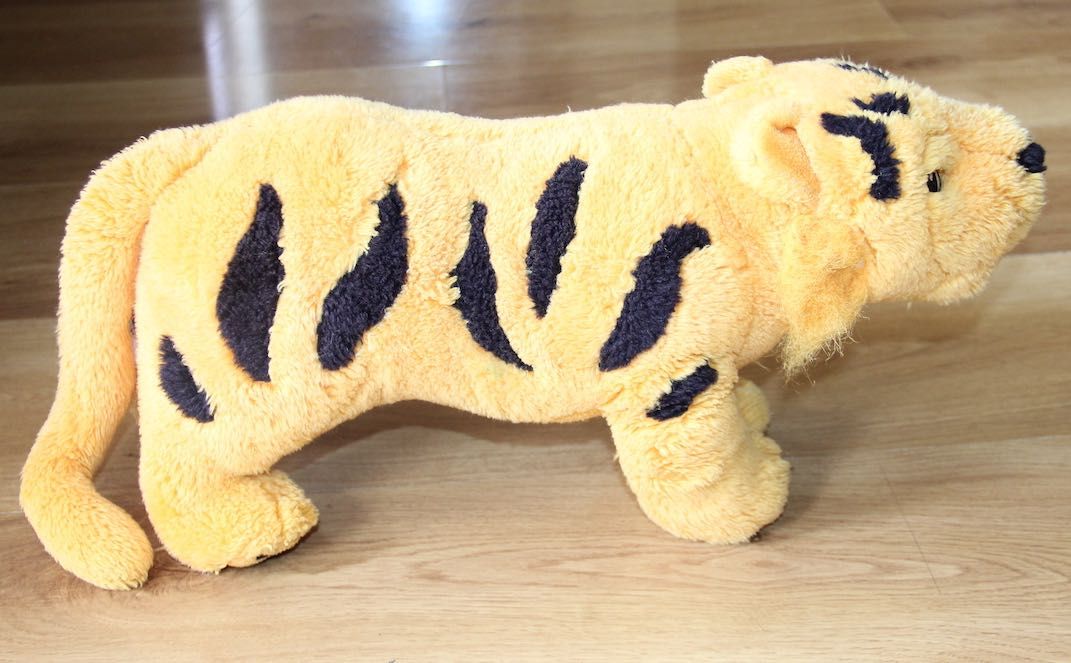LEGO maskotka pluszak pluszowy duży lew tygrys tygrysek klocki