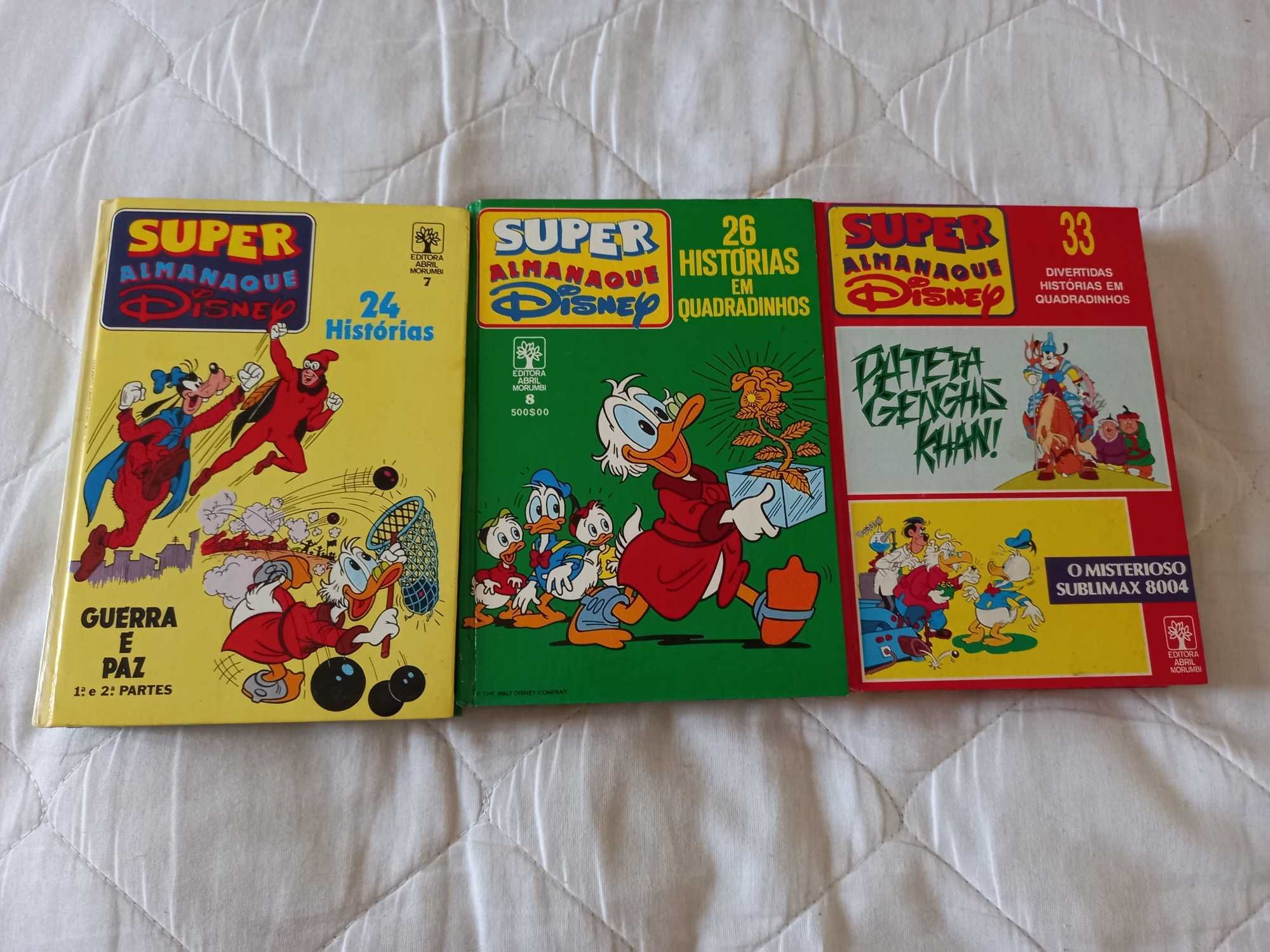 Vendo varios  livros de Super Almanaque Disney antigos