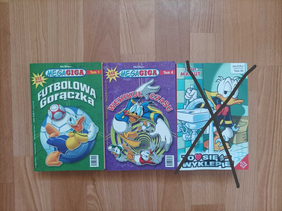 Kaczor Donald Mega Giga tomy 1 i 4