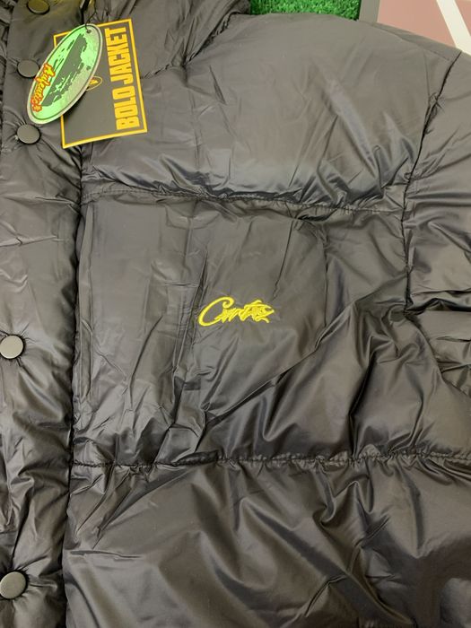 Пуховик,Куртка Corteiz,кортез,Кортез на зиму чорна