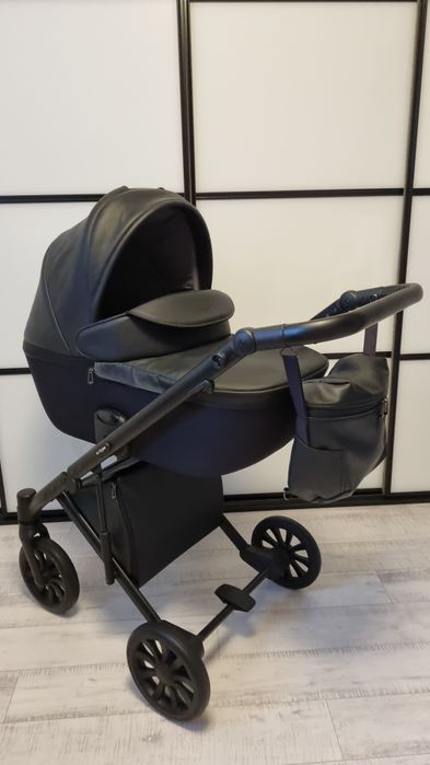 Wózek dziecięcy 2w1 spacerowy gondola czarny Anex e type jak nowy