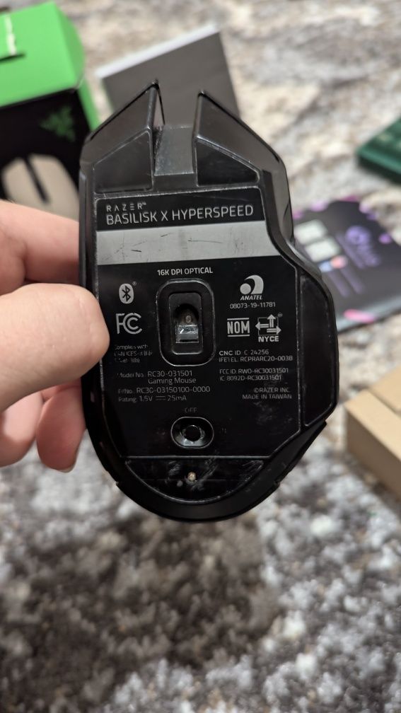 Razer basilisk x hyperspeed    комп'ютерна мишка, ігрова мишка