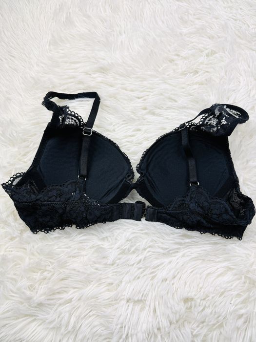 Biustonosz usztywniany 70C granatowy