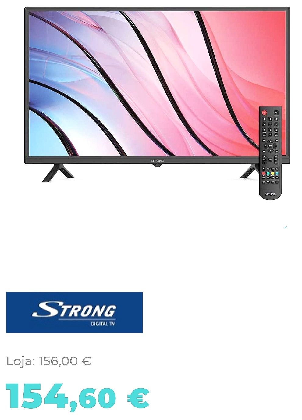 TV LED STRONG_32"_SRT32HF2003_Ecran_81,3 Cm_Novo na Caixa_Estrear