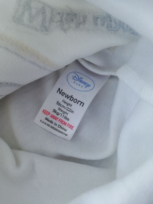 Rampers niemowlęcy z długimi nogawkami rękawem r. 56 uniwersalny