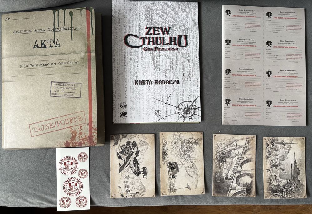 Zew Cthulhu RPG - zestaw