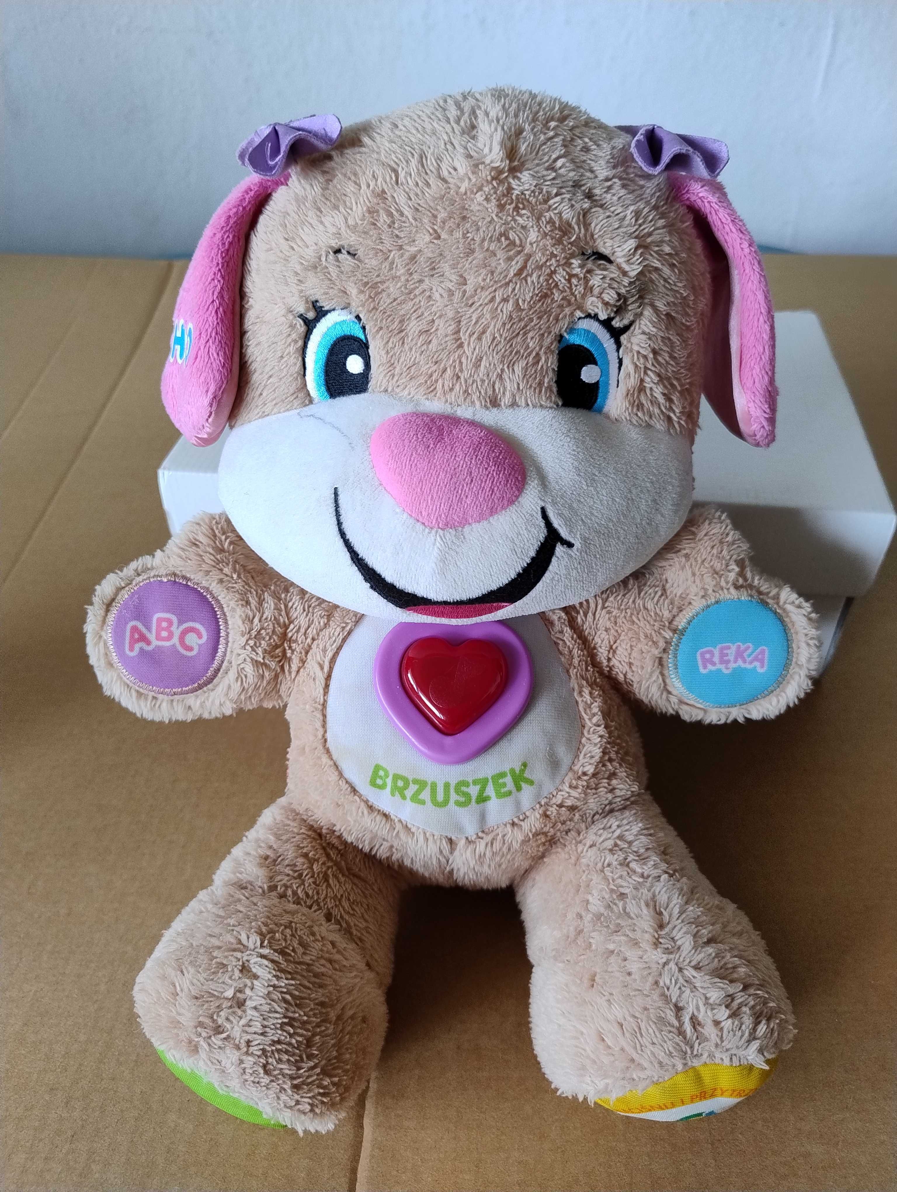 Piękna Lalka laleczka lala ma ruchome ręce nogi głowę Miś Fisher Price