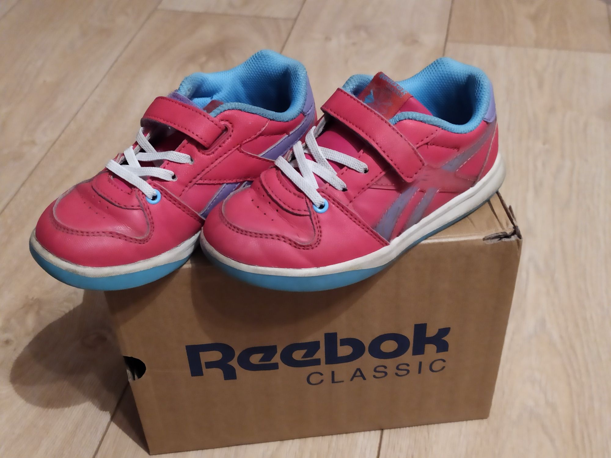 Buty świecące sneakersy Reebok classic step and flash r. 26,5