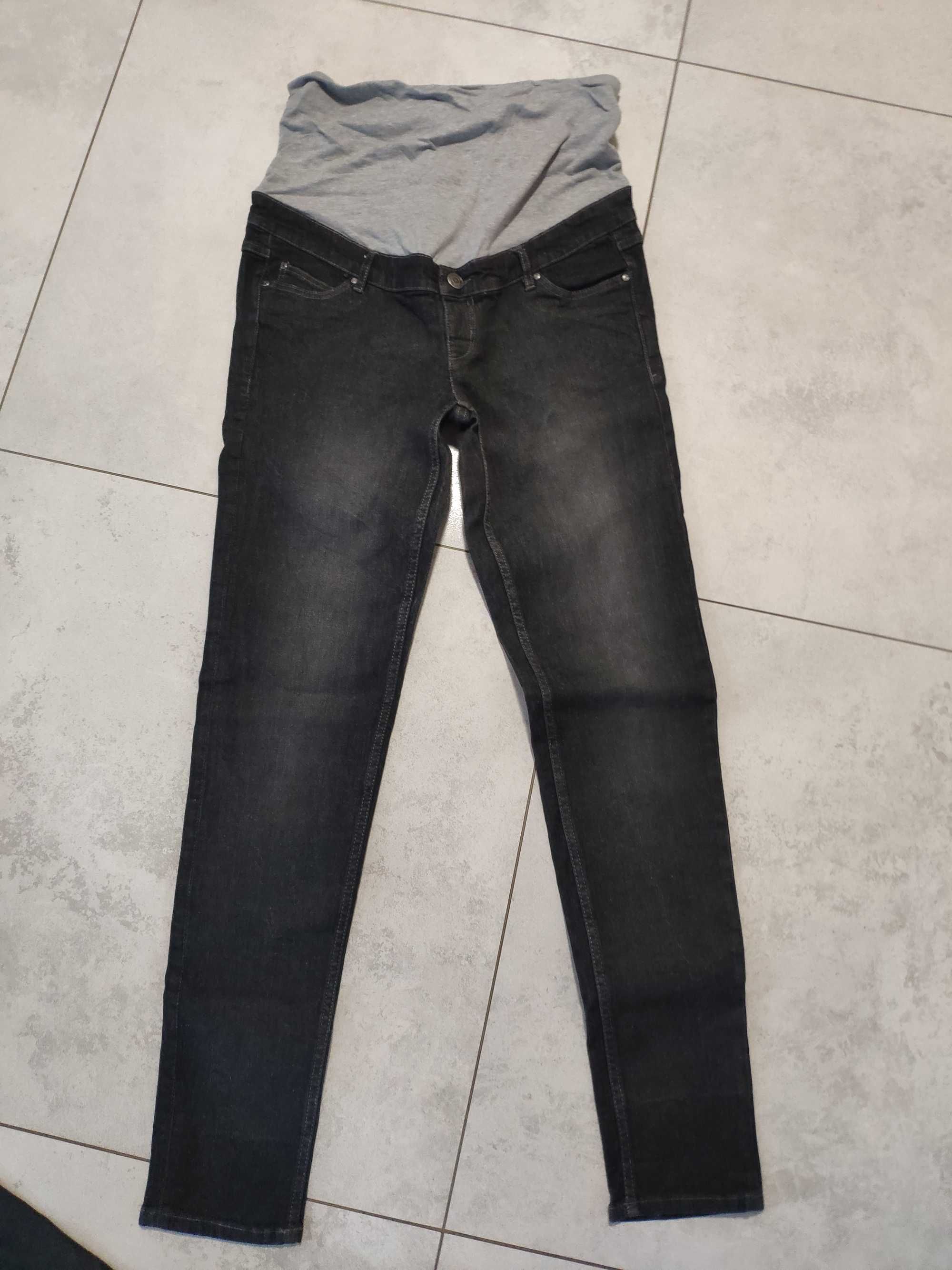 Zestaw spodnie ciążowe 38 Esmara, bluzka S/M + gratis legginsy
