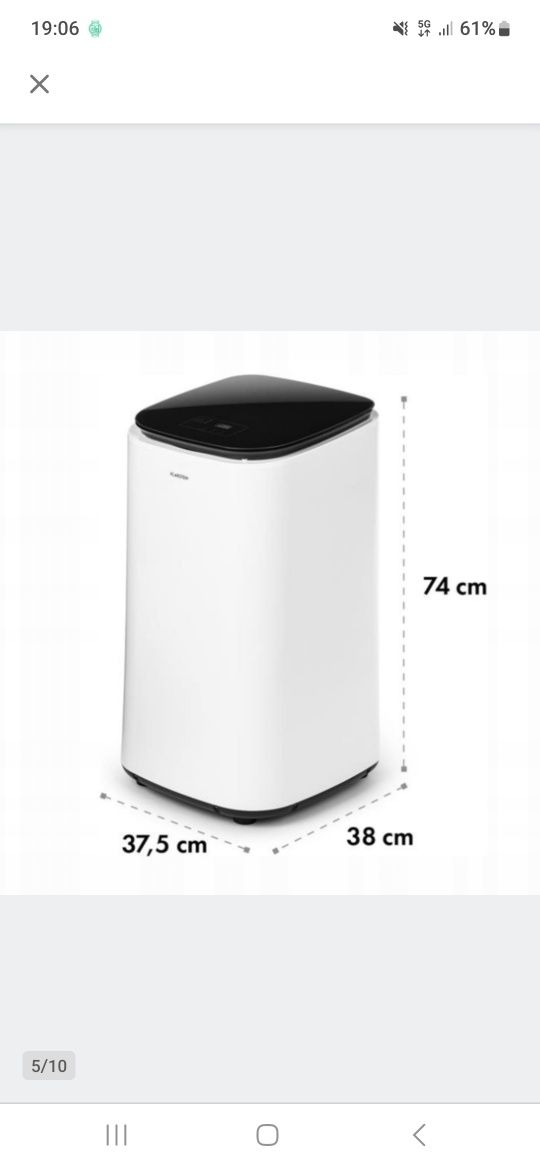 Suszarka wolnostojąca pionowa Klarstein 38-38 cm
