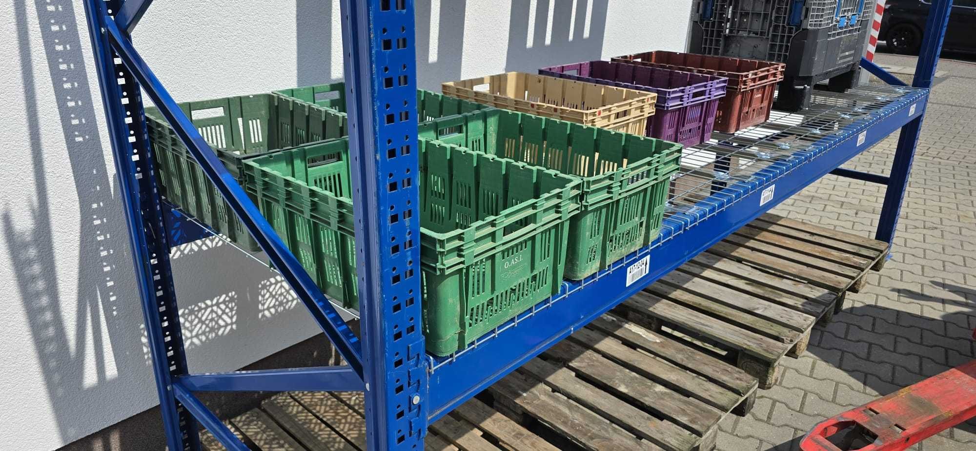 Regał magazynowy paletowy wysokiego składowania półkowy regały