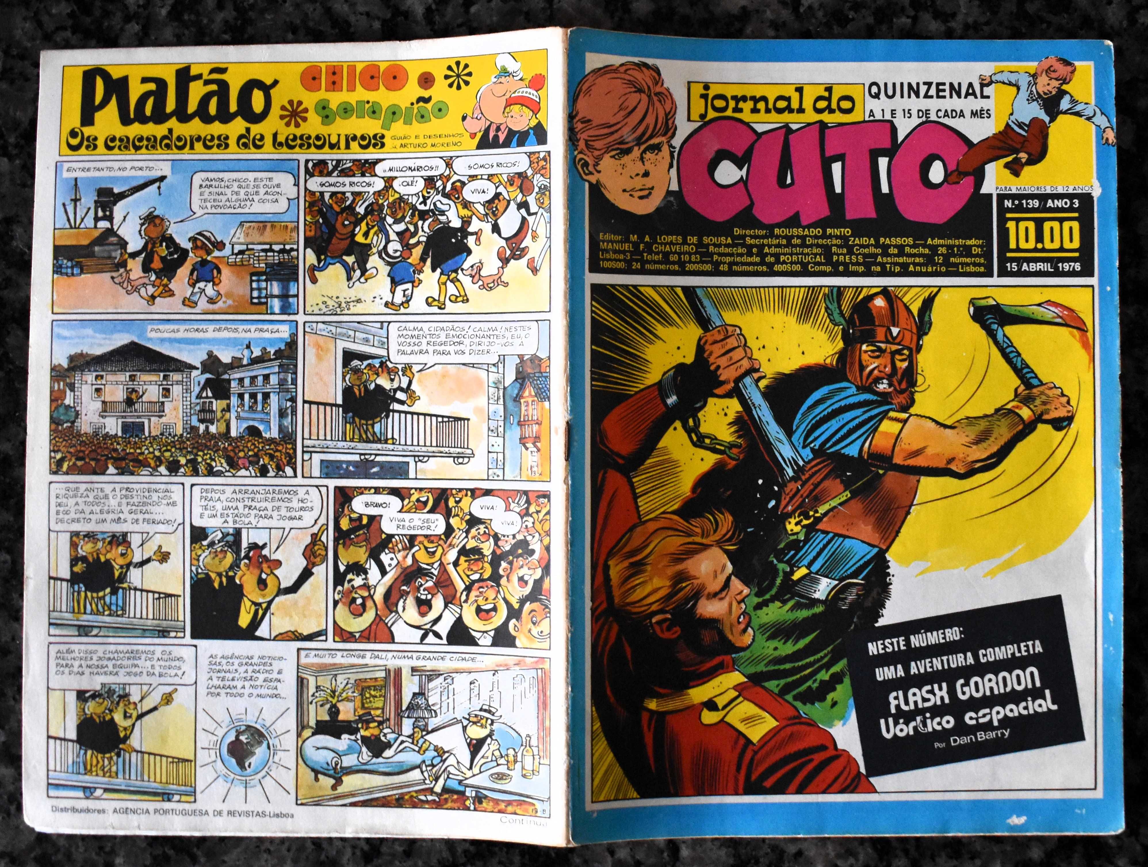 Lote 6 revistas "Jornal do Cuto" 3