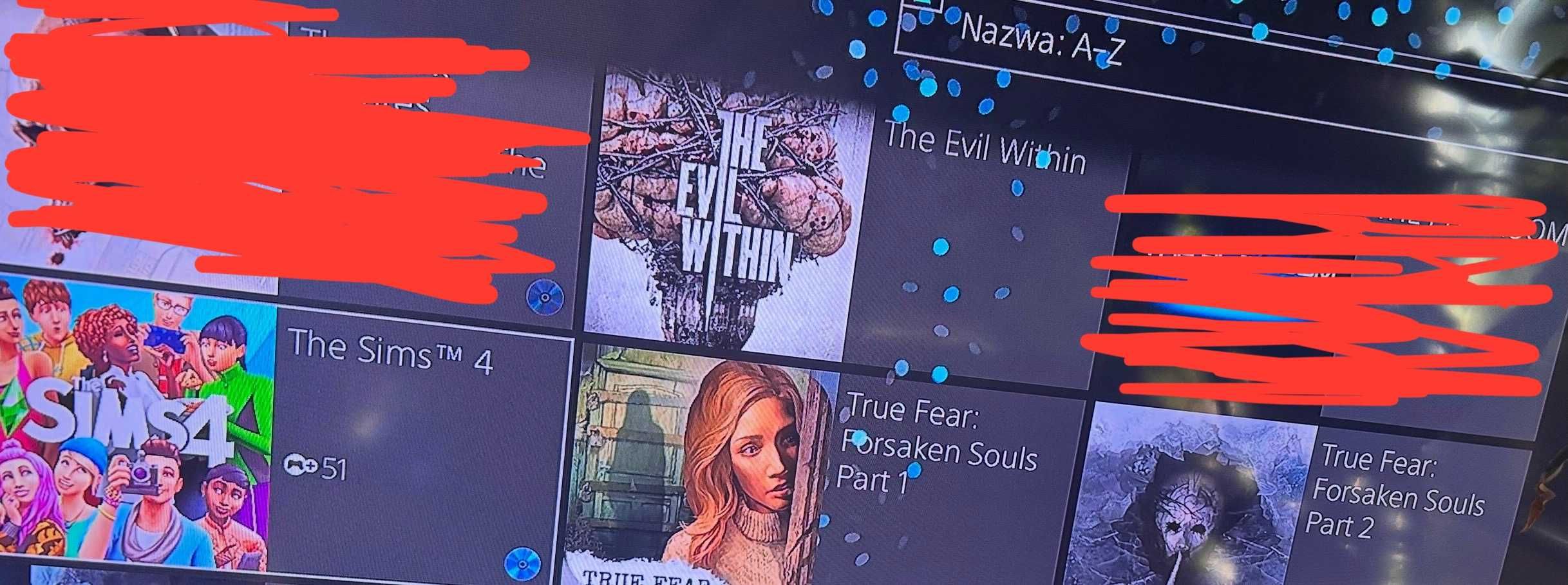 PS4 The Sims 4 kolekcja RDR2 Witcher 3 Tomb Raider AC Assassin's Creed