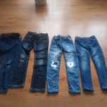 Spodnie jeans 4szt dla dziewczynki 7-8lat