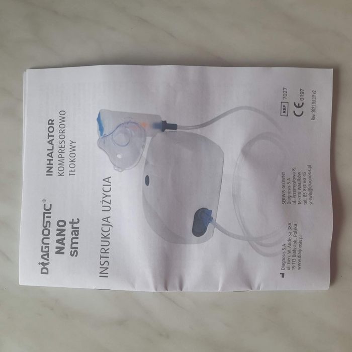 Inhalator kompresorowo tłokowy