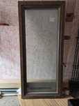 Sprzedam okno balkonowe, orzech 100x220, trzy szyby