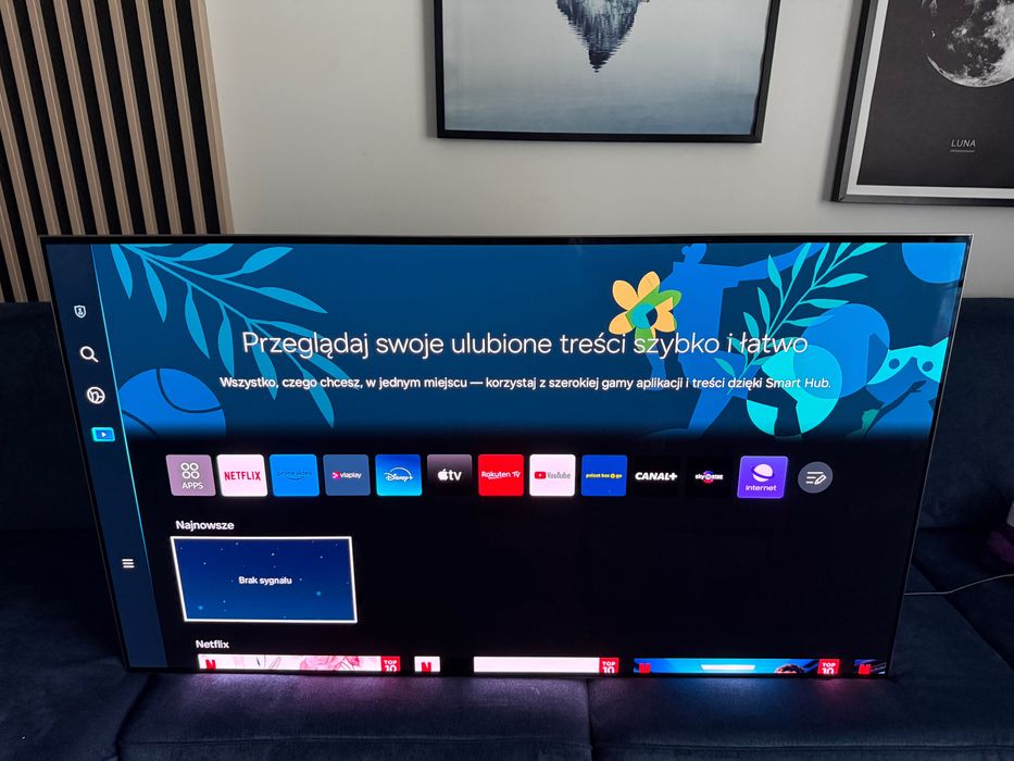 Telewizor Samsung 55” OLED, QD-OLED 4K UHD stan idealny