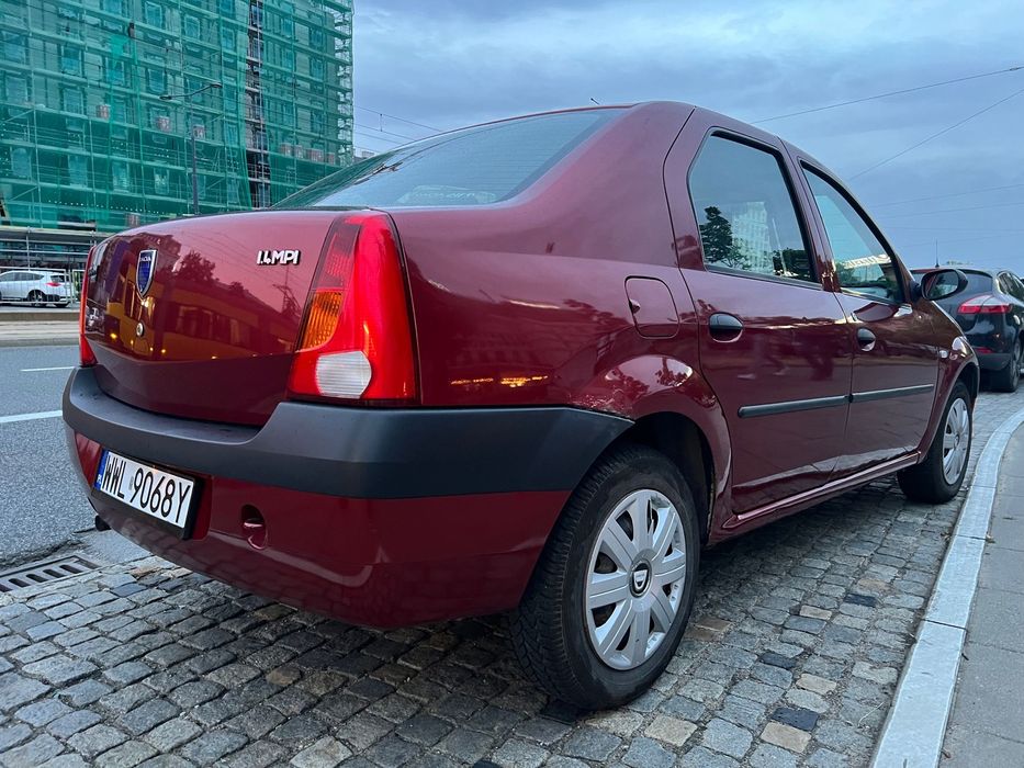 Dacia Logan Salon PL, niski przebieg, możliwa FV23%, bez niezbędnego wkładu