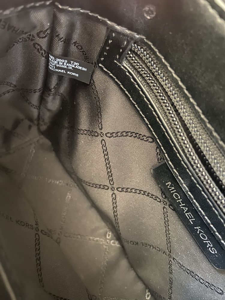 Michael Kors, JESSIE шкіряна чорна сумка , pre-used