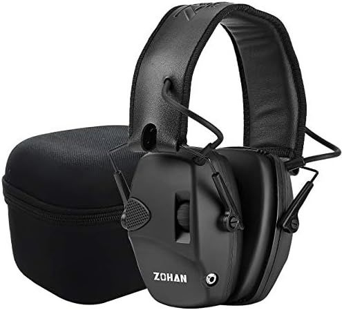 Elektroniczne nauszniki zohan em054 z pokrowcem kolor zielony