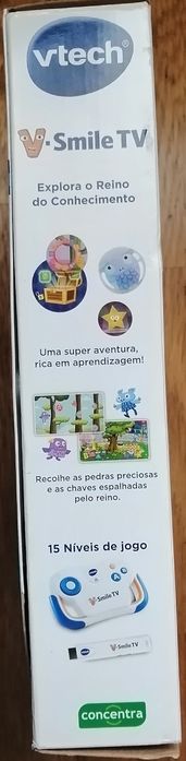 Jogo eletrónico Vtech V-Smile TV- novo, 3 anos de garantia