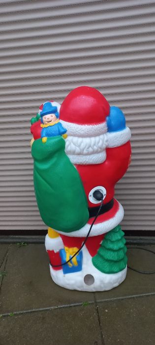 Mikołaj podświetlany na zewnątrz 80 cm. 100cm