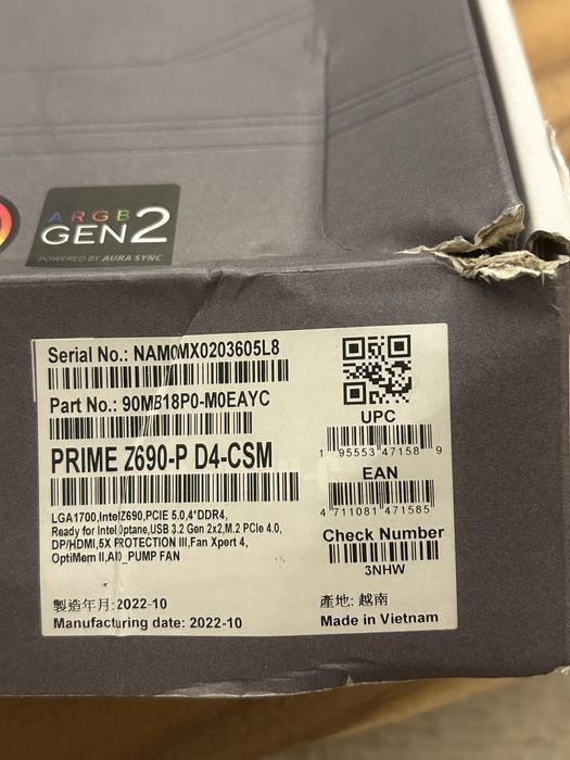 Płyta główna ASUS Prime Z690-P D4-CSM