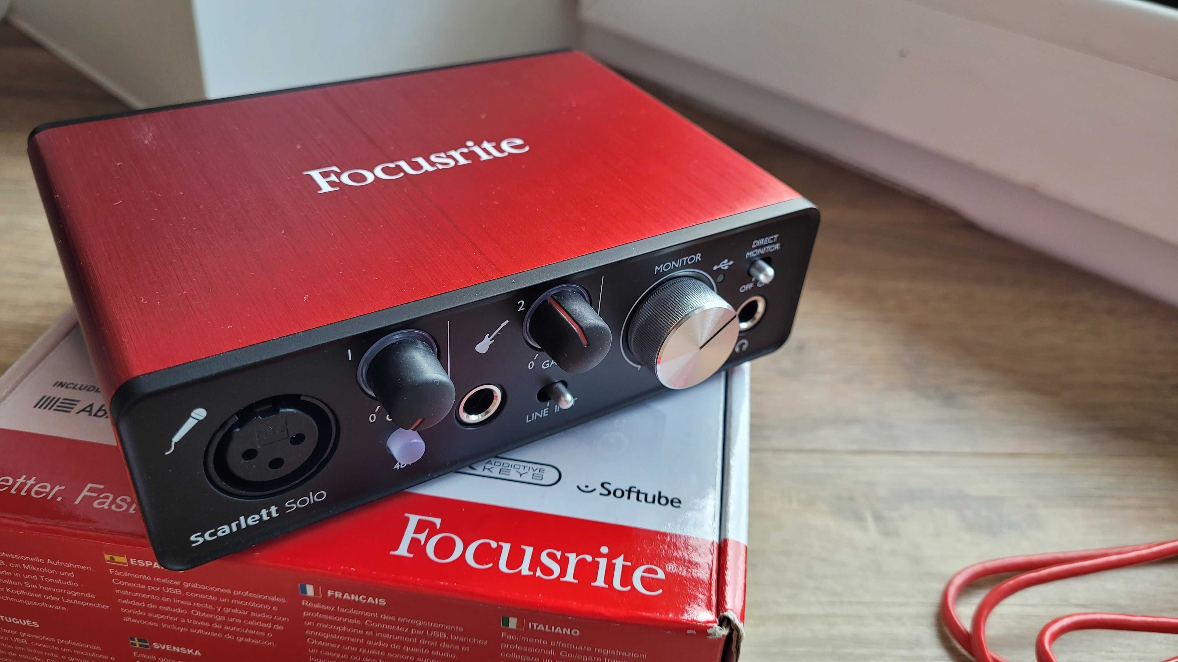 Focusrite Scarlett Solo 2nd gen - interfejs audio