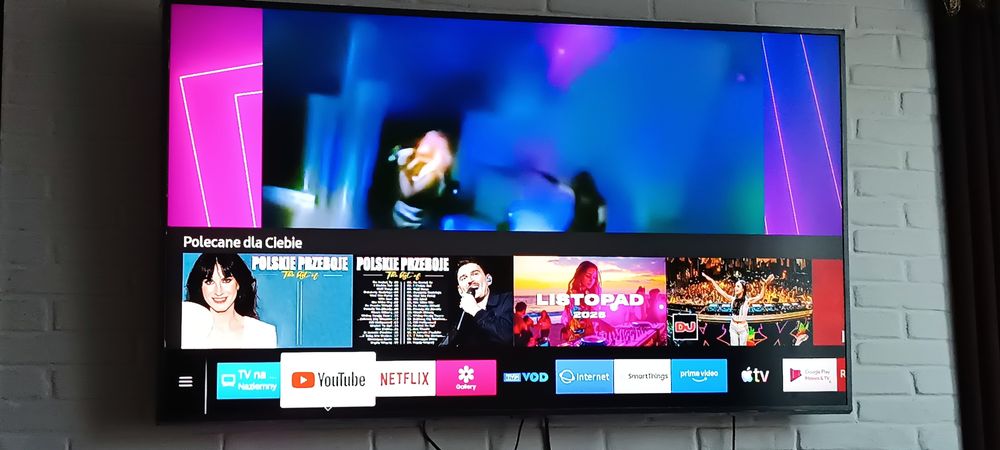 Telewizor Samsung 55 ", ultra HD, smart tv 4K, wieszak gratis.