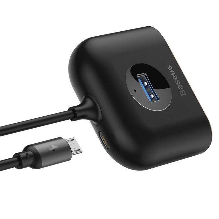 Baseus HUB przejściówka USB Typ C do 1 x USB 3.0 + 3 x USB 2.0 100cm