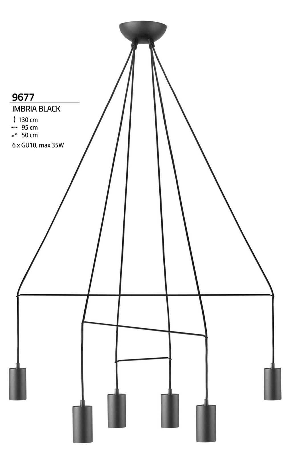 nowa wisząca lampa IMBRIA VI marki Nowodvorski Lighting