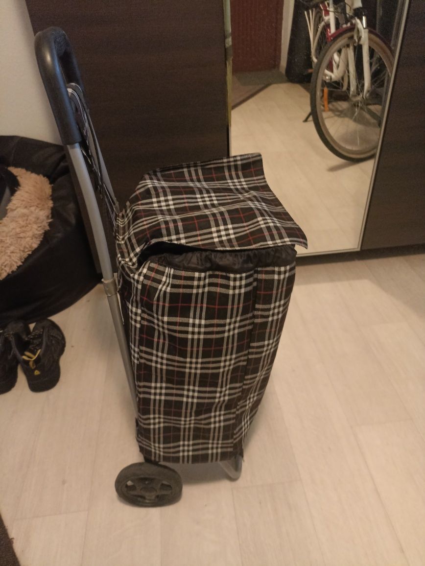 Torba na zakupy zakupowa na kolkach